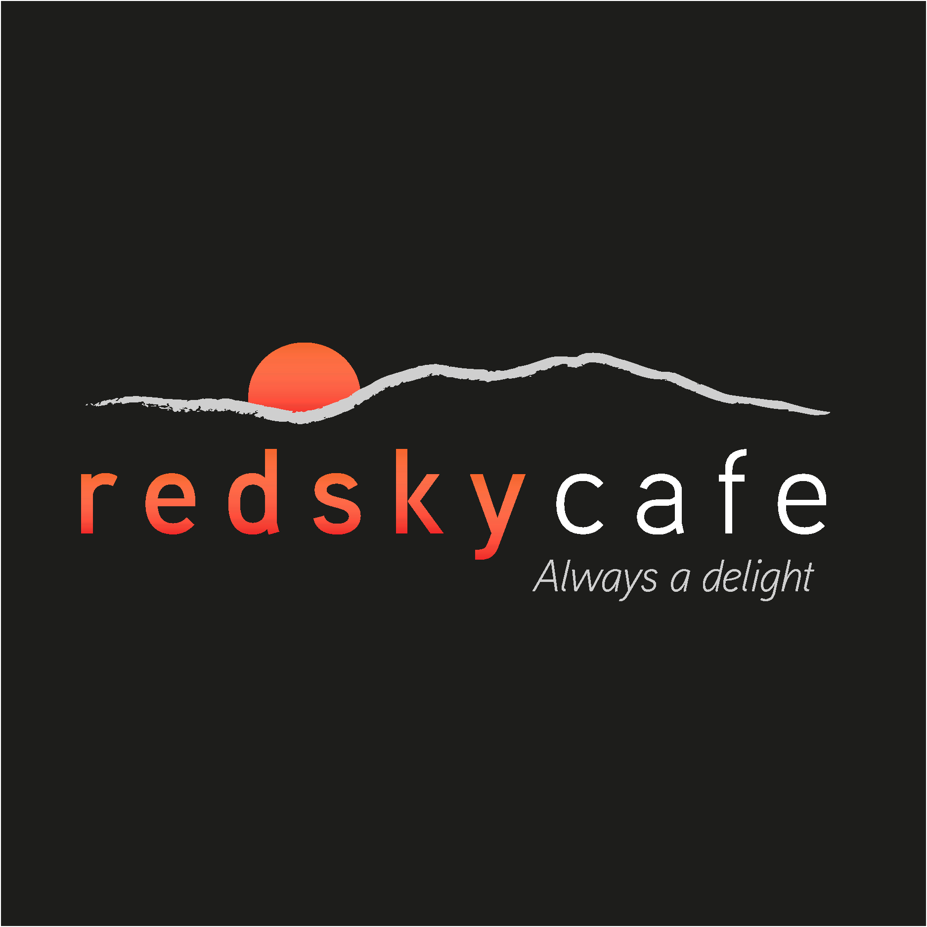Red Sky Cafe Logo Vector Logo